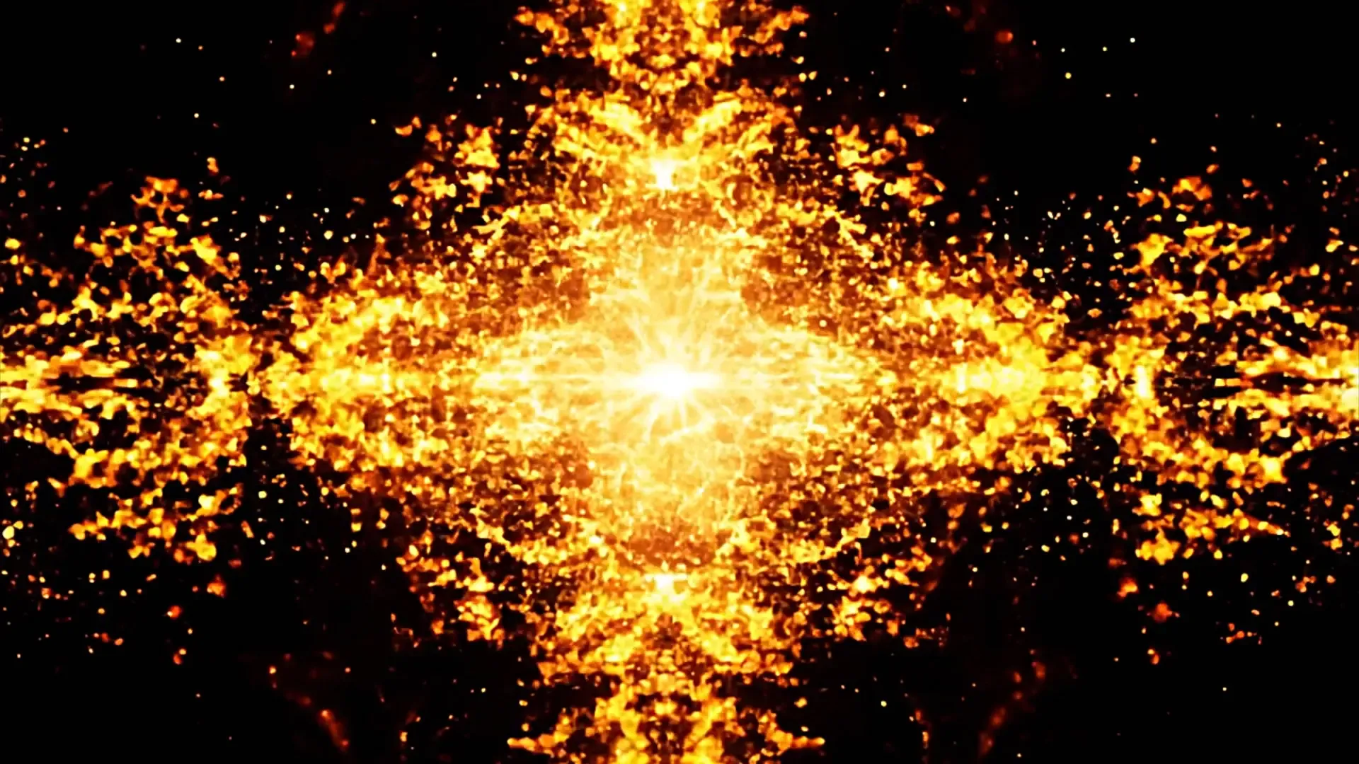 Blazing Starburst Pattern Overlay for Creative Trailers